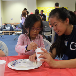Teaching the kids how to make dumplings was a fun way to teach them about Chinese culture!