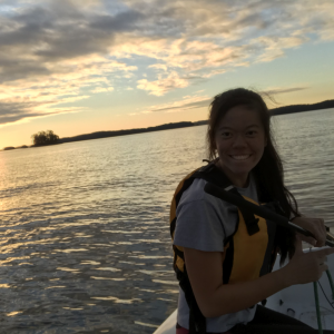 Sailing the GTSC's 420 dinghies at sunset is always a risk-will there be wind or are we rocking the boat home?